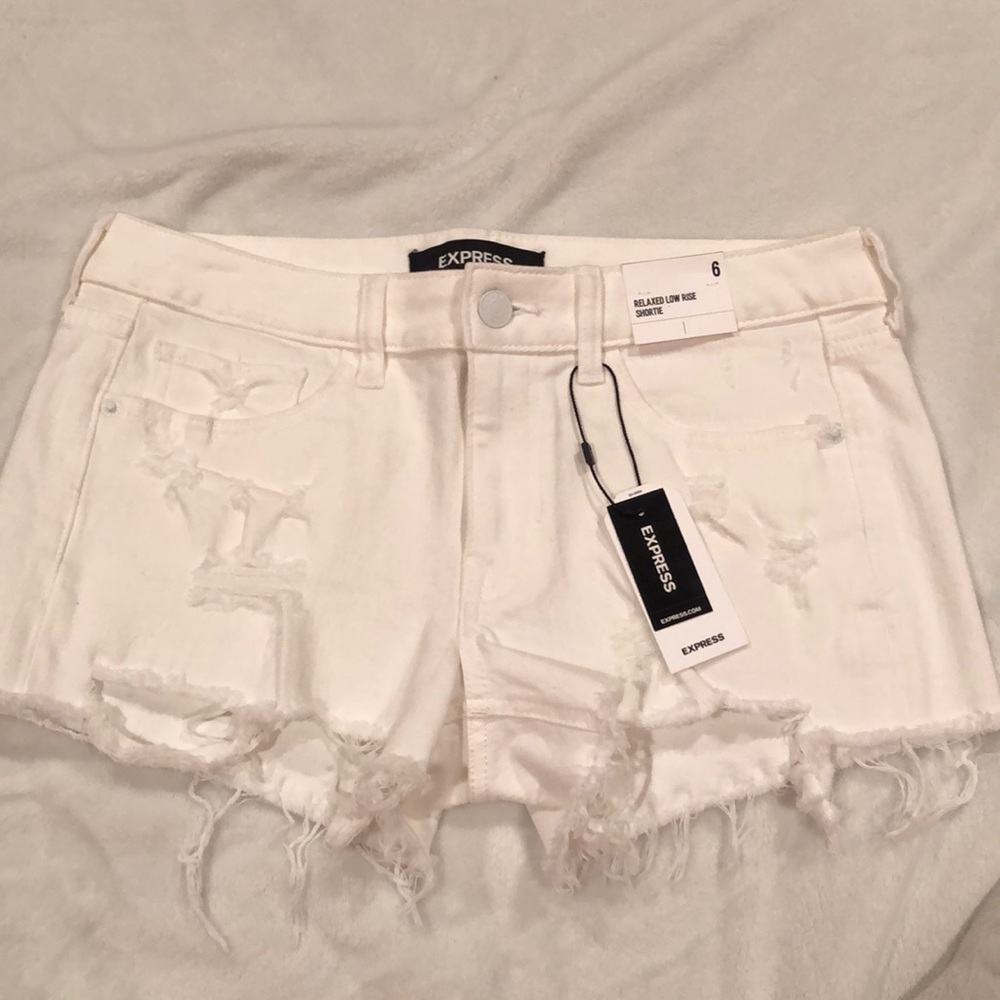White Express Shorts